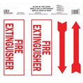 Hy-Ko Fire Extinguisher W/Arrows Sign 11" x 12", 5PK A11126